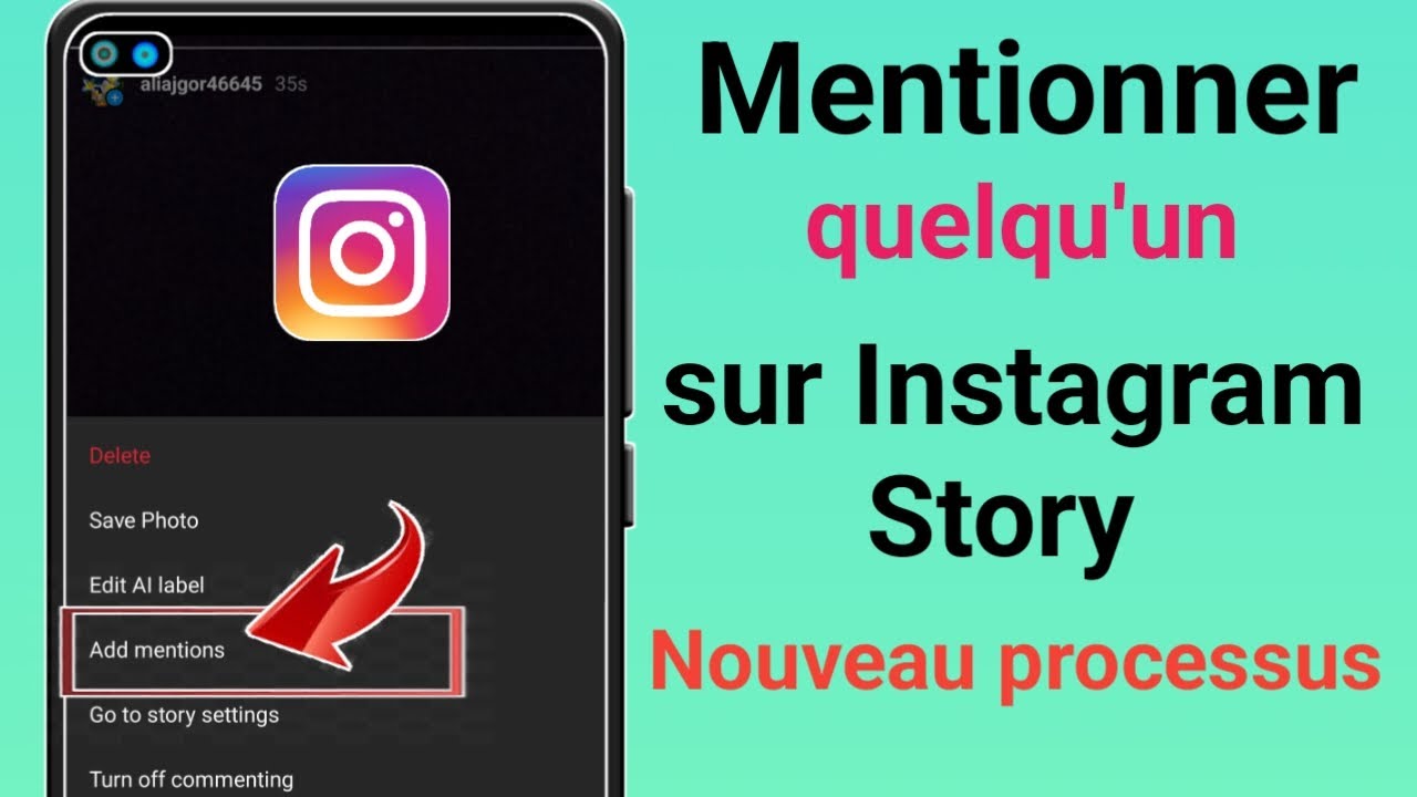 Comment mentionner quelqu'un sur une story Instagram (nouvelle mise à