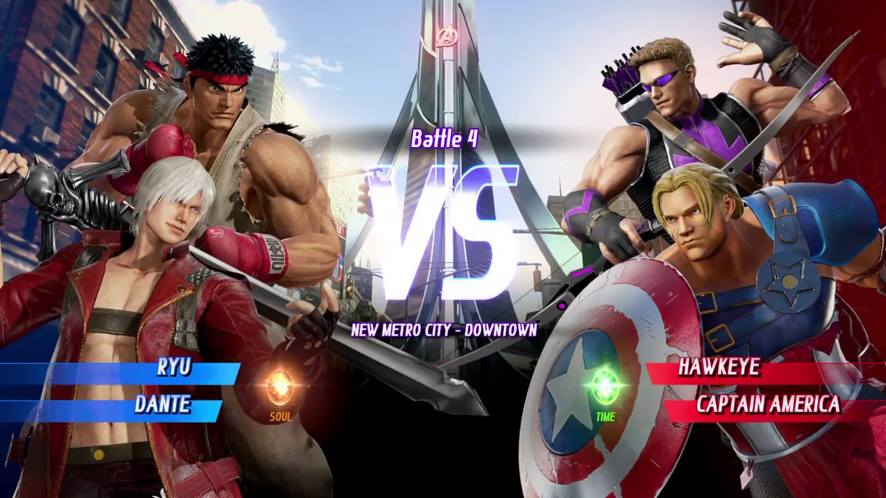 Marvel Vs Capcom Infinite Ryu Dante Gameplay In Arcade Mode Youtube - dante marvel vs capcom 3 roblox
