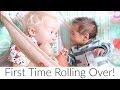 Baby's First Time Rolling Over! Vlogmas Day 9