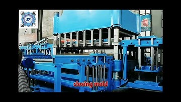 Big size rubber Vulcanizing press machine, with auto mold push pull device