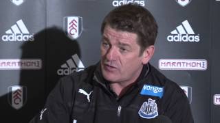Carver: It was hard for Pardew watching from hotel