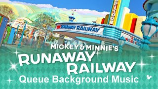 Mickey & Minnie's Runaway Railway - Queue Background Music | at Disneyland