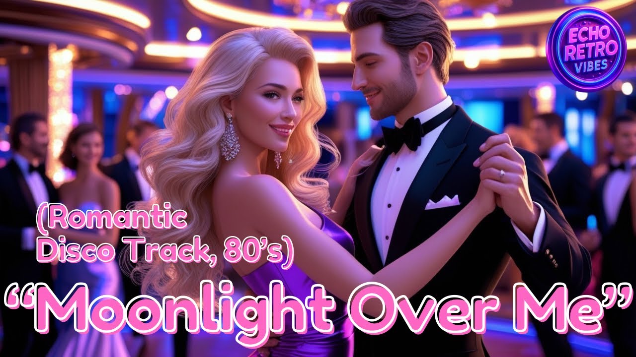 “Moonlight Over Me” (Romantic Disco Track, 80’s) (Official Music Video)