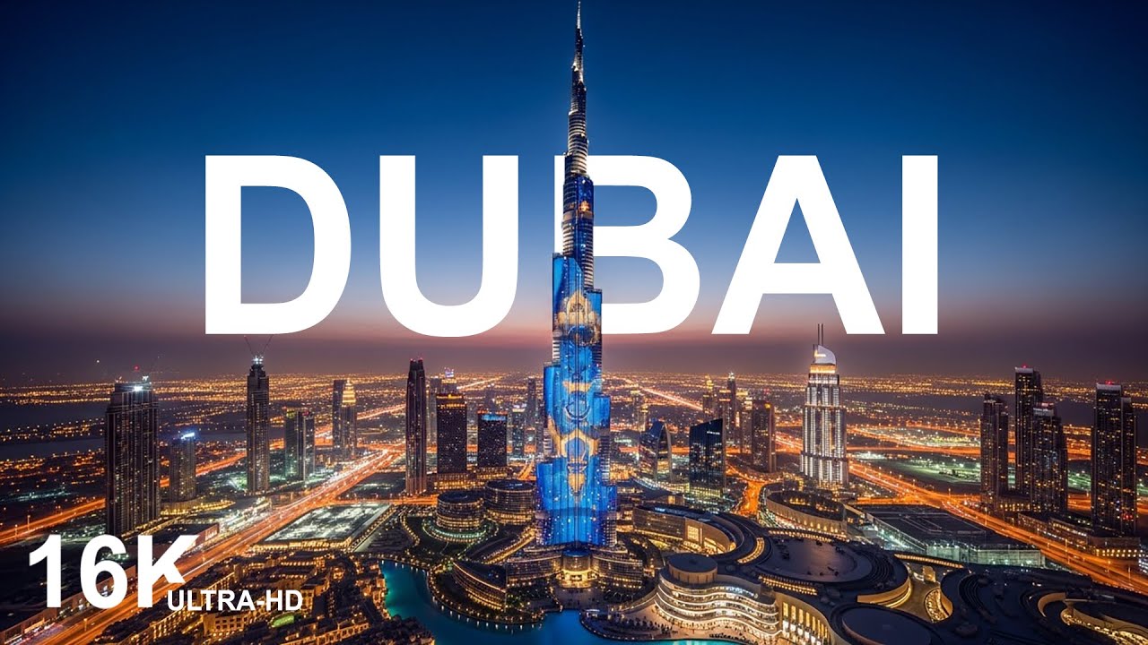 Дубай в формате 16K Ultra HD — лучшие образцы архитектуры мира.