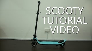 MOBOT SCOOTY Lightweight electric scooter  | Tutorial