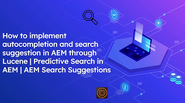 How to implement auto completion/search suggestion in AEM through Lucene | Predictive Search in AEM