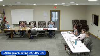 BZC Regular Meeting 04/28/2026