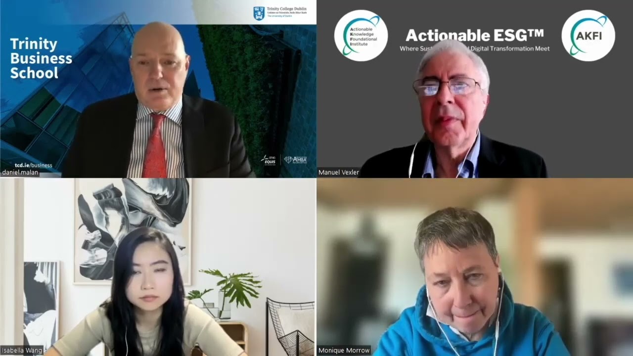 Short Video Round Table ESG Sustainability and Digital Ethics Daniel Malan and Monique Morrow