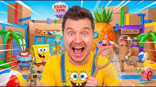 I Lived With Sponge Bob In Box Fort Bikini Bottom In Real Life!
