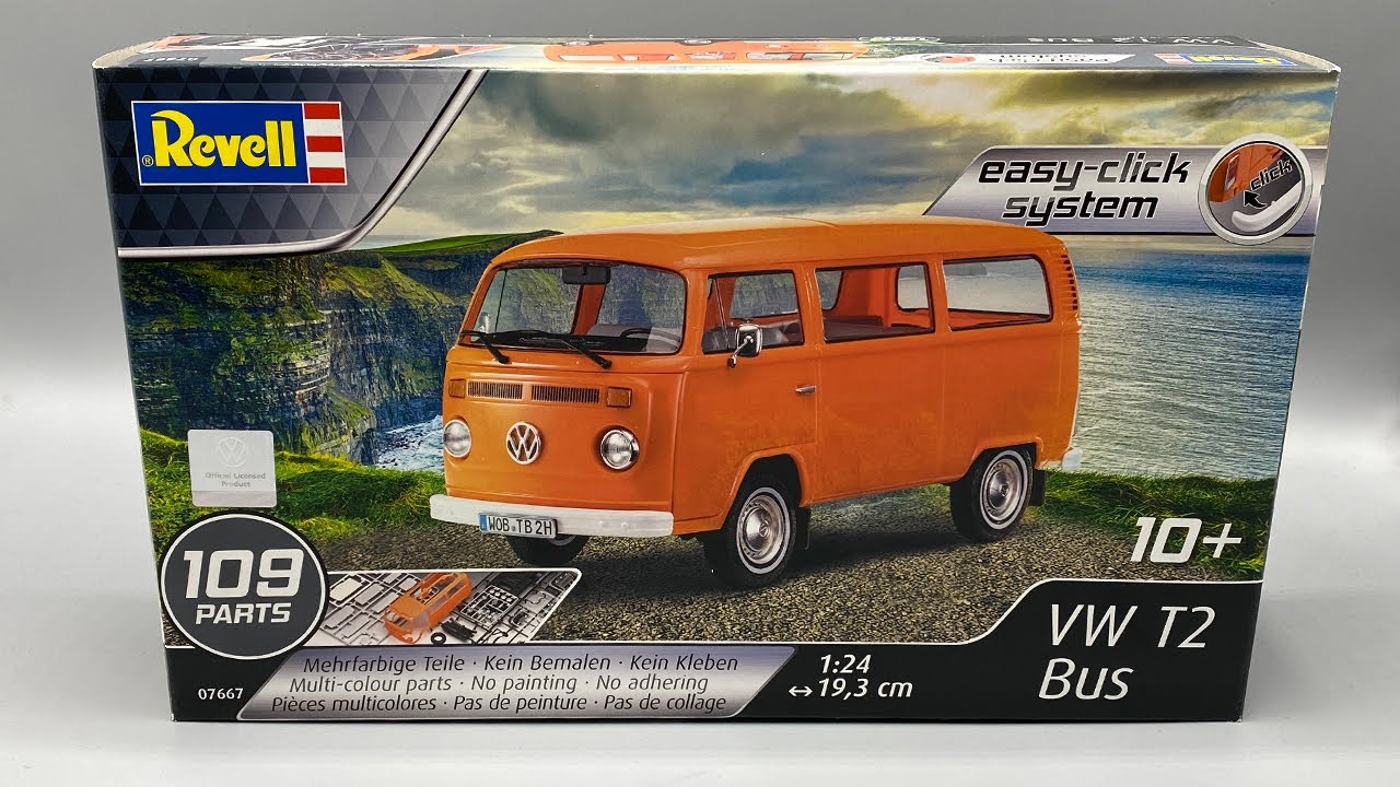 Revell 1/24 VW T2 Bus Easy-Click System # 07667 