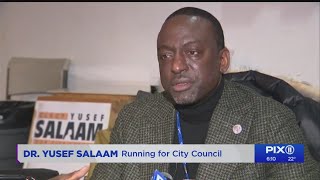 Yusef Salaam announces candidacy for NYC Council