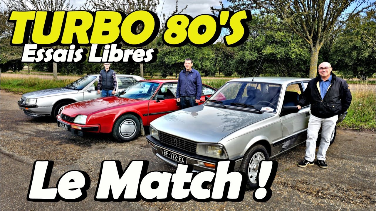 ON REFAIT LE MATCH ! avec PEUGEOT 505 Turbo contre CX GTI Turbo contre R25 V6 Turbo ! (ep1)