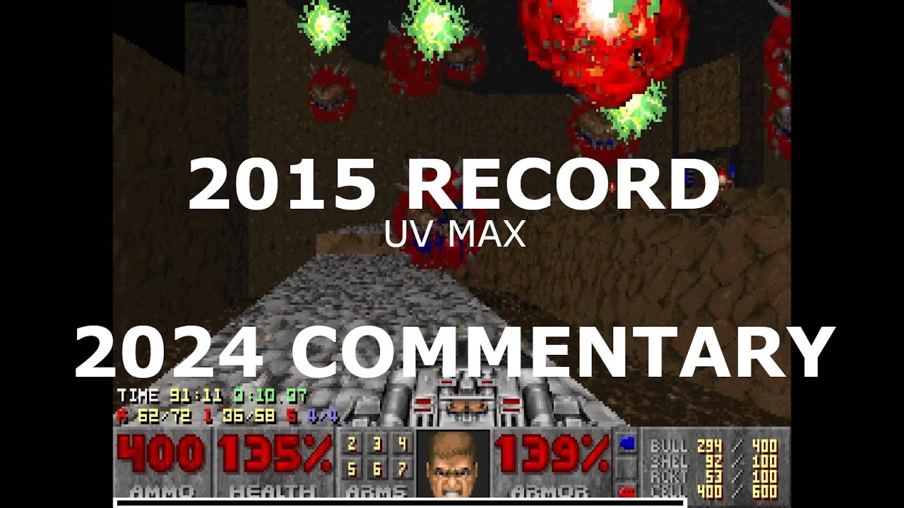 Doom 2 Hell on Earth (1994) UV Max D2ALL Speedrun 2015 OLD RECORD 1:46 ...