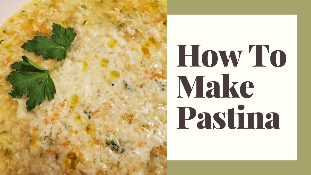 How To Make Pastina comfortfood pastarecipe pasta soup YouTube