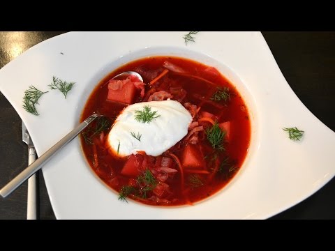 Borsch | борщ | Russian Beet Soup | Vegan Option