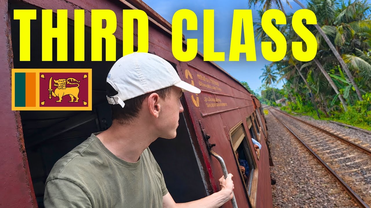 Первое путешествие в самом дешевом вагоне поезда Шри-Ланки 🇱🇰