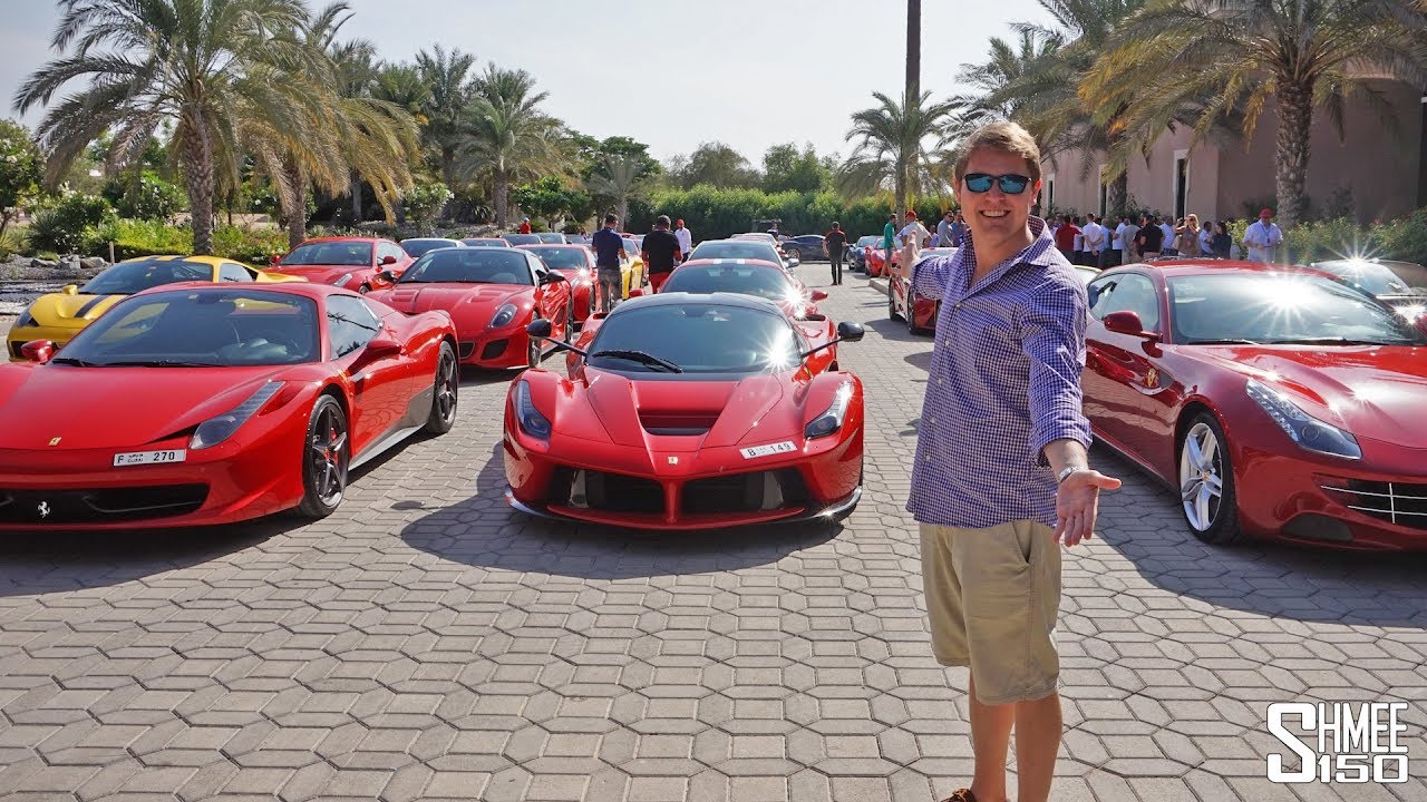 Ferrari Takeover Of Dubai Laferrari F12tdf 599 Gto Experience Youtube