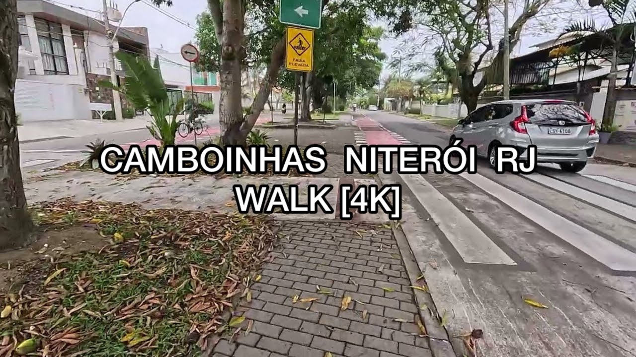 CAMBOINHAS O BAIRRO DE RICO EM NITERÓI - RJ  WALK [4K]
