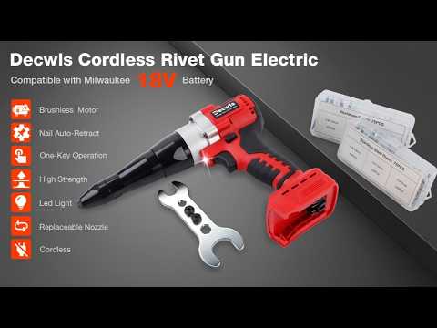 Decwls Electric Rivet Gun Tutorial | How to Choose the RIGHT Rivet Head | Alum & Steel Rivet Test