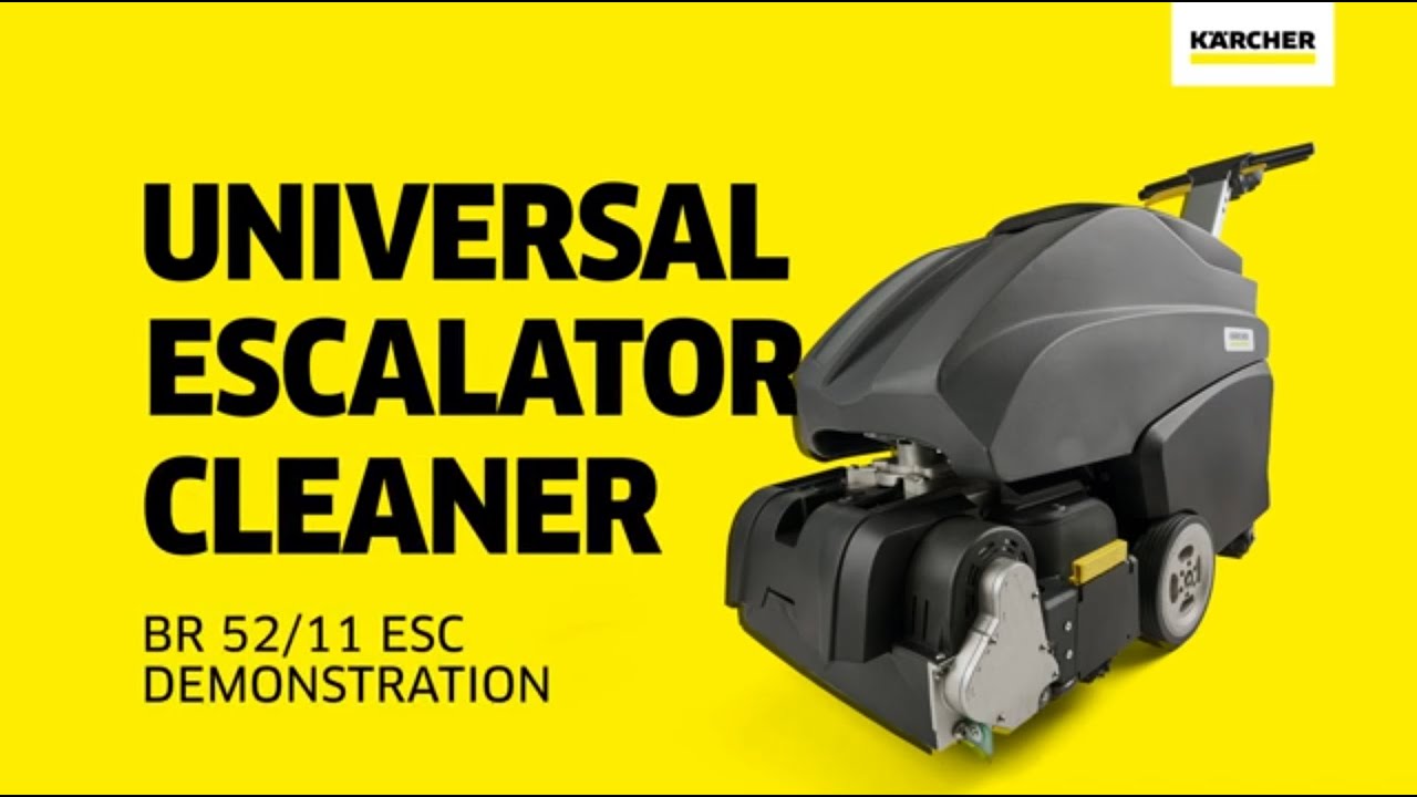 See the Kärcher BR 52/11 ESC Escalator Cleaner in Action