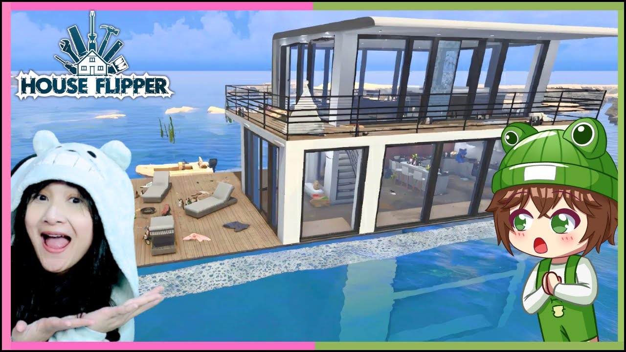 MEMBANGUN Rumah Untuk Popo di Tengah Laut  !