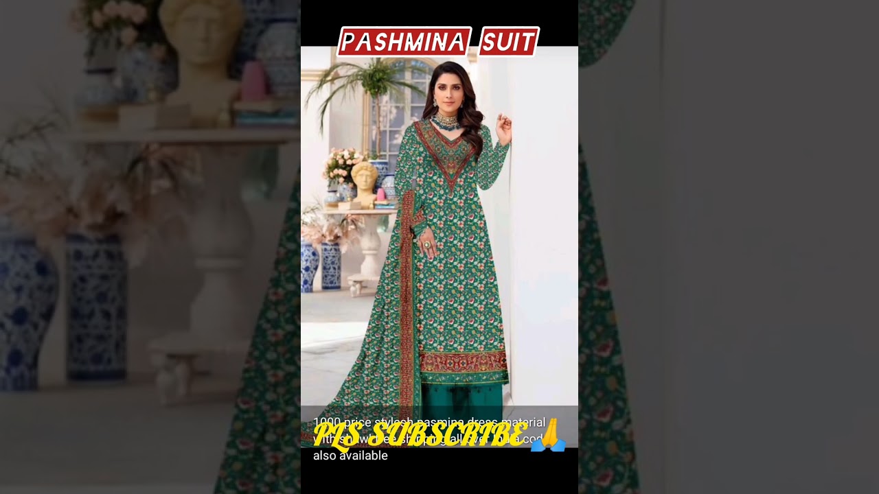 pasmina suit | embroidery pasmina suit pashmina dress material