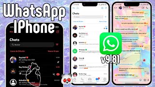 WhatsApp estilo iPhone para Android versión | MB iOS WhatsApp 9.81