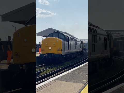 37240 & 47773 On The Cathedrals Express Powering Out Of Portsmouth Harbour!
