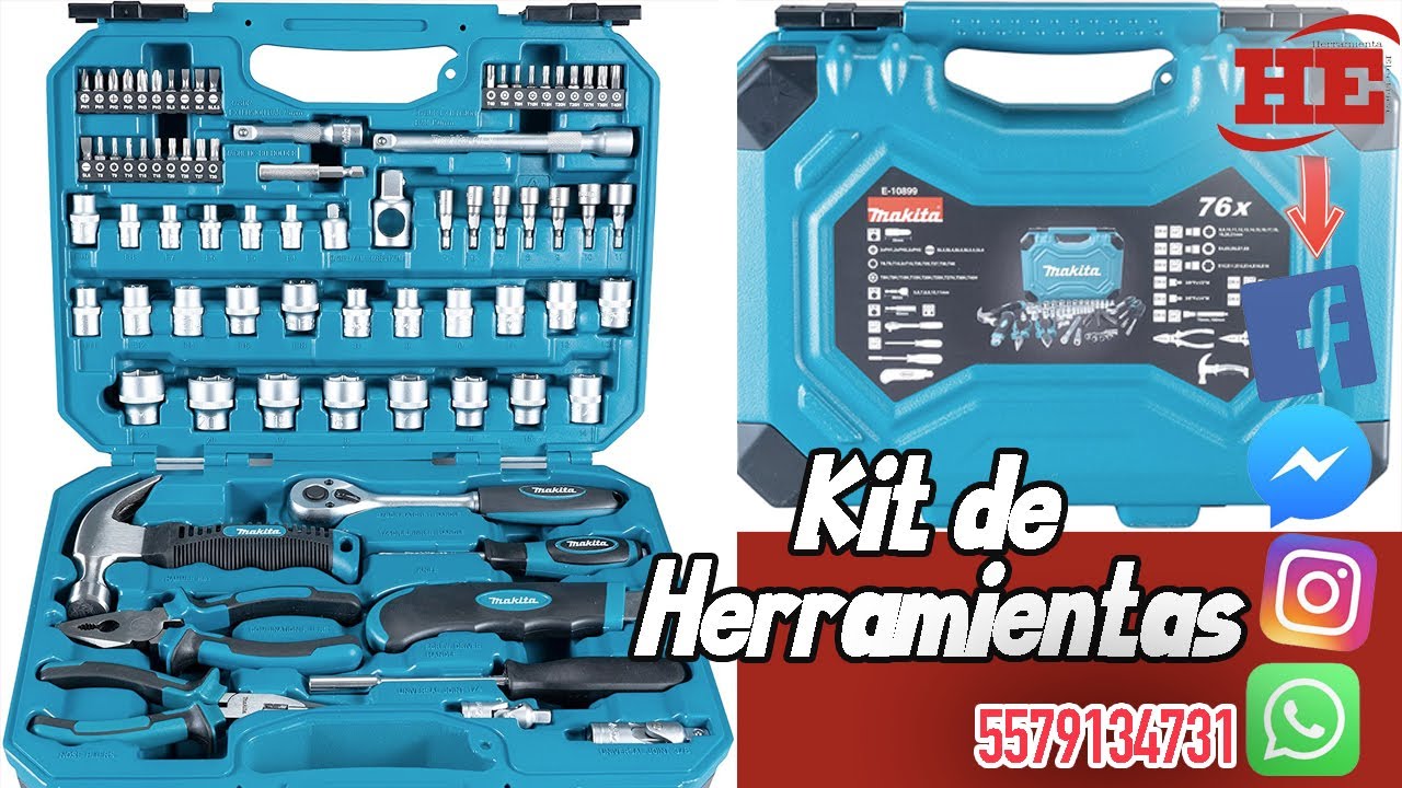 Makita 76-piece Tool Kit E-10899 - YouTube