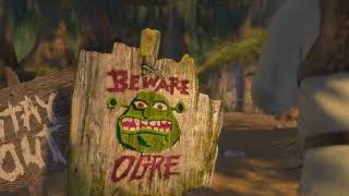 Shreks opening, but theres Ocean Man instead of All Star