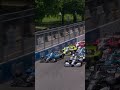 The President of the United States waves the green flag 🟢 #indycar #racing