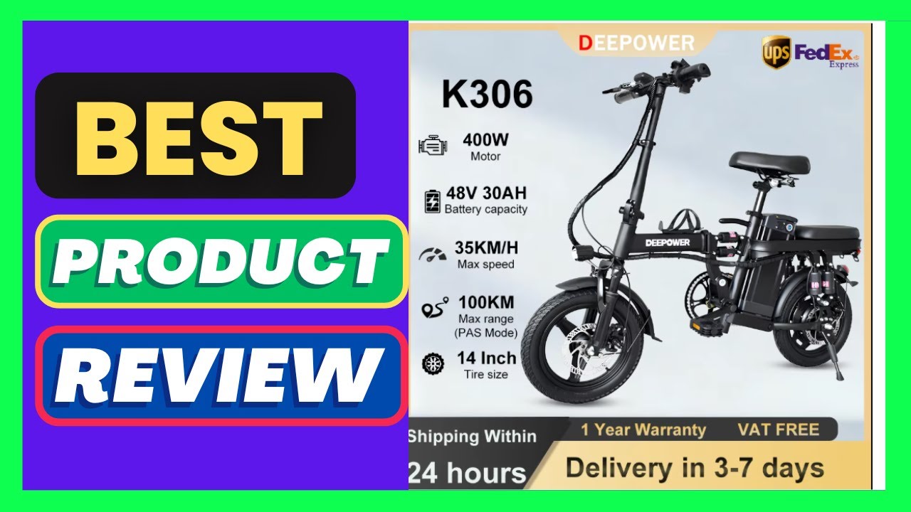 DEEPOWER Electric Bike K306 Mini Folding