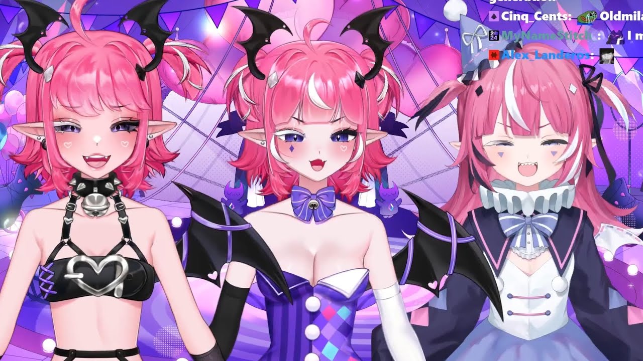 Camila shows her old vtuber models