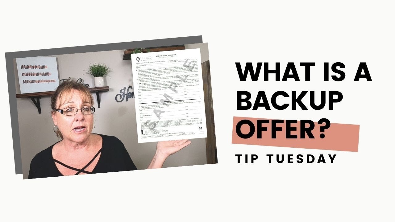 What is a Backup Offer Addendum? | Tip Tuesday