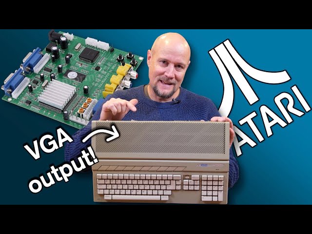 Adaptateur VGA 15KHz pour Amiga Atari ST 1680 neuf 2 en 1 SCART vers