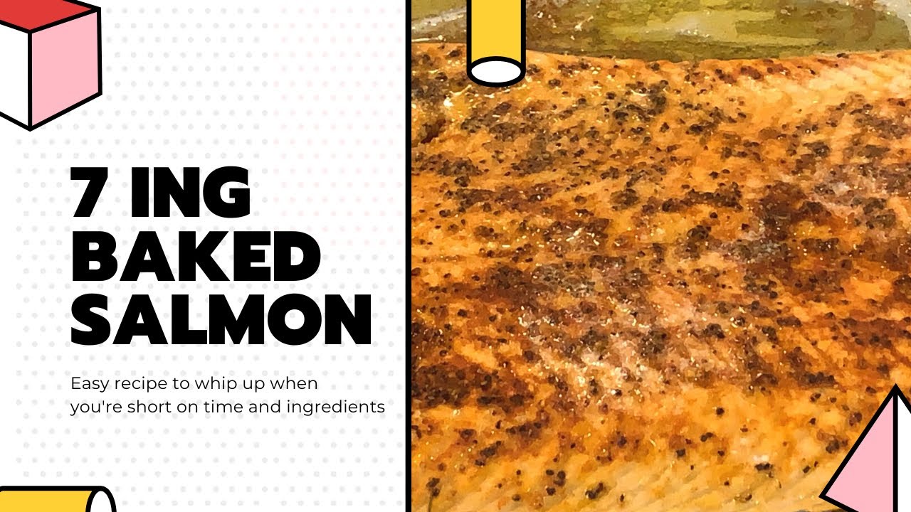 Easy 7 Ingredient Baked Salmon Dinner in 15 Minutes! GF - YouTube