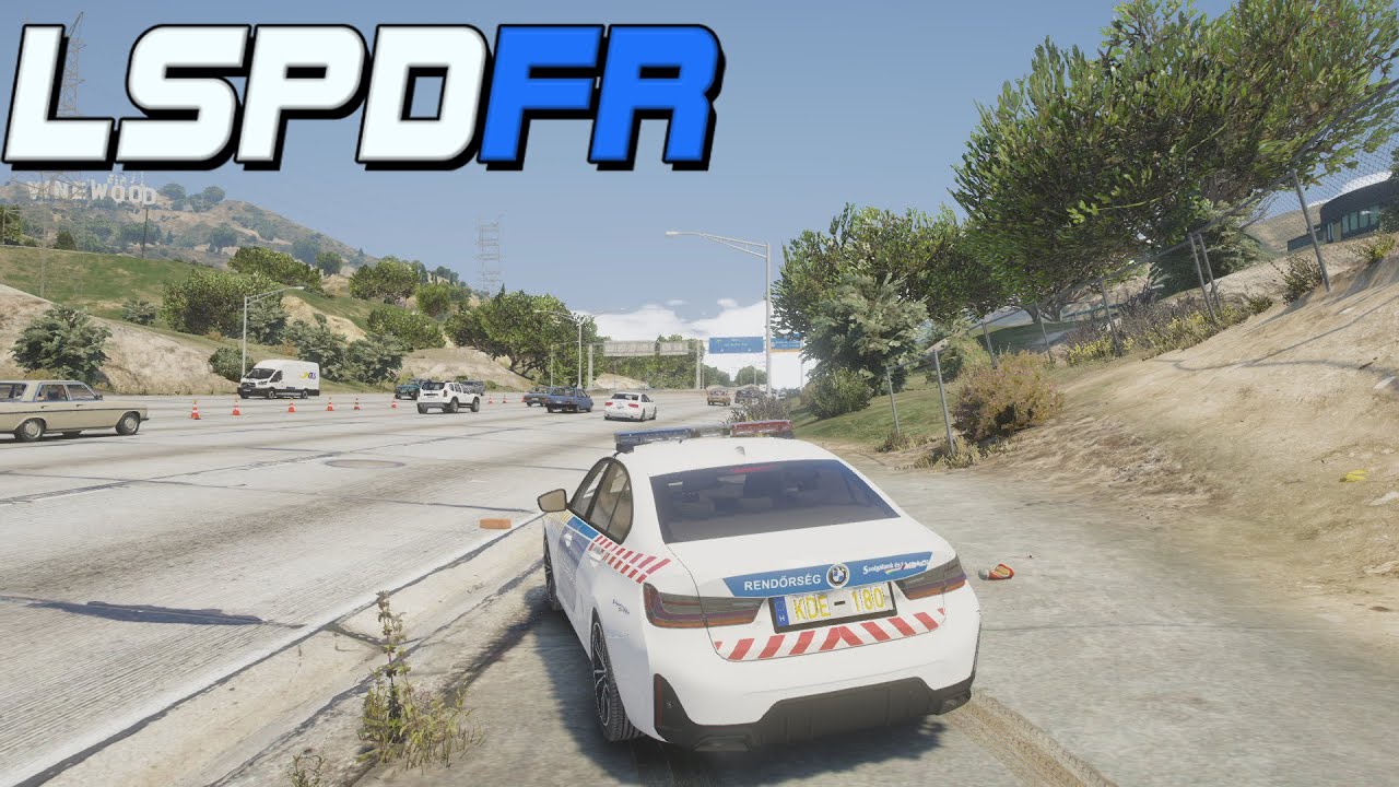 KÖRZETÜNK AZ AUTÓPÁLYA 🚔👮‍♂️ GTA V LSPDFR #31 #magyarmod #lspdfr