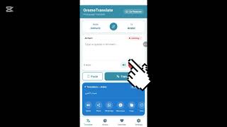 Oromo Translate App - How to Use (Afaan Oromoo, Amharic, English, Arabic) screenshot 5
