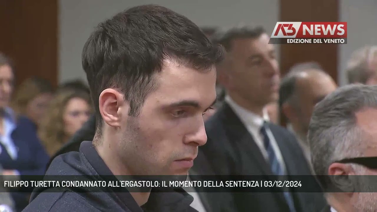 FILIPPO TURETTA CONDANNATO ALL'ERGASTOLO: IL MOMENTO DELLA SENTENZA | 03/12/2024