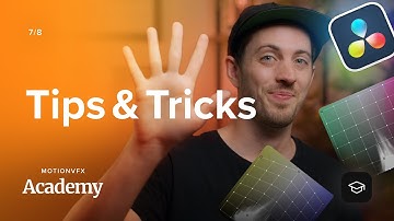 Timesaving Tips and Tricks — DaVinci Resolve Color Grading Academy 7/8 — MotionVFX