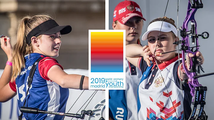 USA v Russia  compound cadet women team gold | Wor...