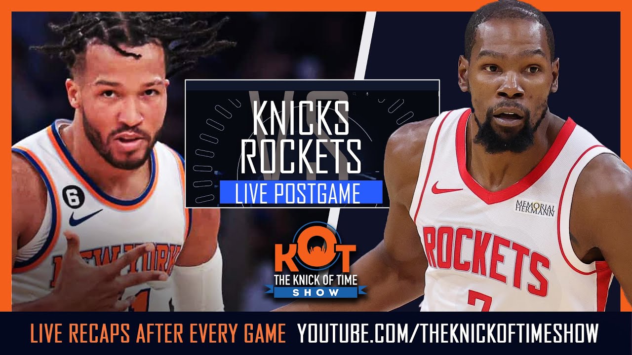 Knkicks Vs Rockets Live Postgame Show
