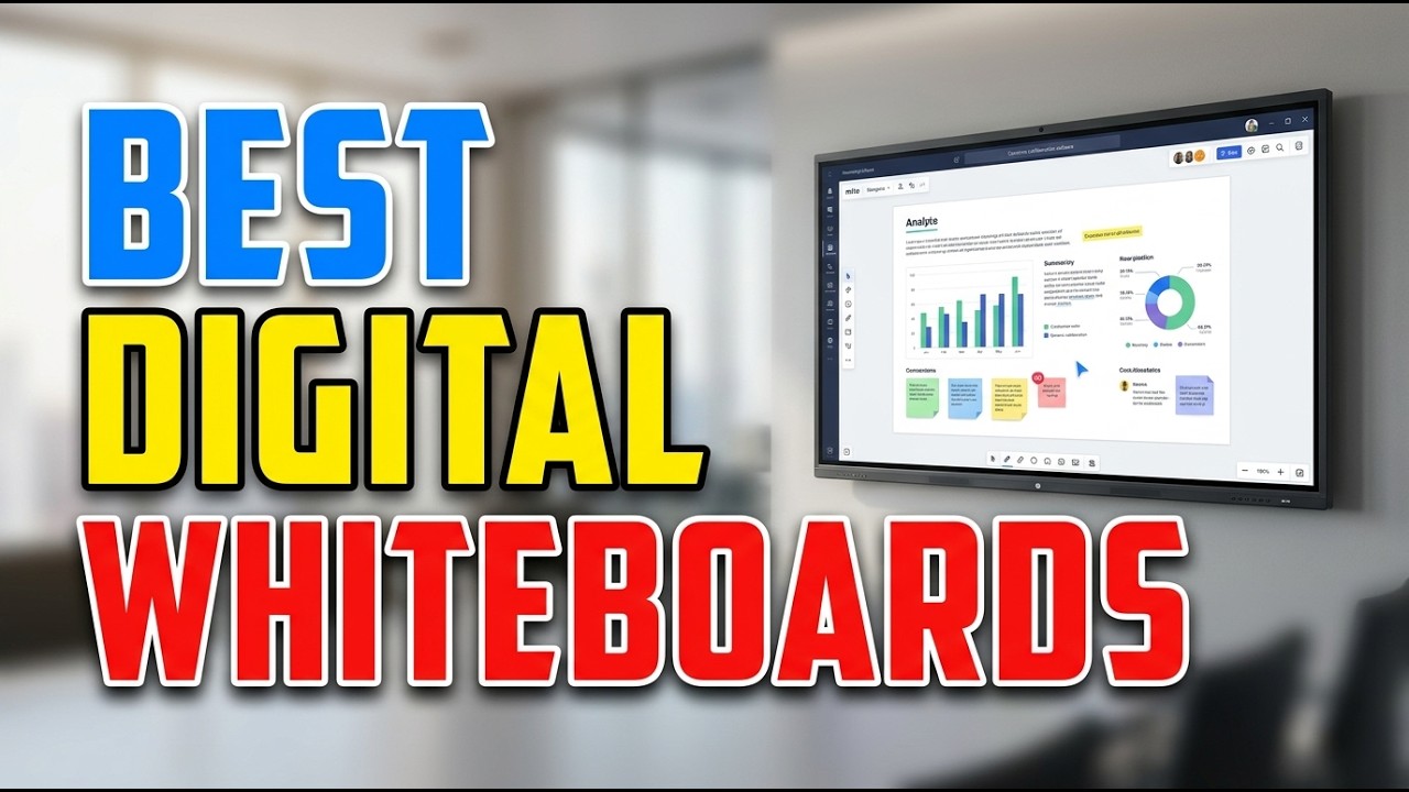 TOP 5 BEST Digital Whiteboards 2026 - YouTube