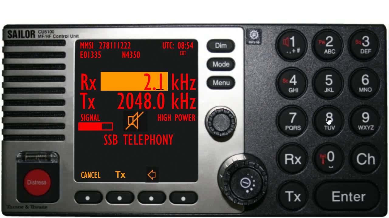 MF/HF radio Frequency selection YouTube
