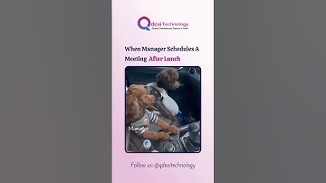 When Manager Schedules A Meeting  After Lunch 🍽️😴 @QdexiTechnology #youtubeshorts #officememes