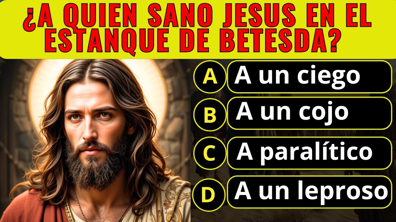 JESUS Y SU MINISTERIO - 50 PREGUNTAS DE LA BIBLIA /Reto Biblico Divertido