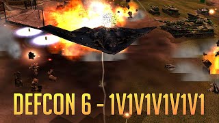 *MOAB ACTION* Defcon 6 - 1v1v1v1v1v1 - Laser - Generals Zero Hour