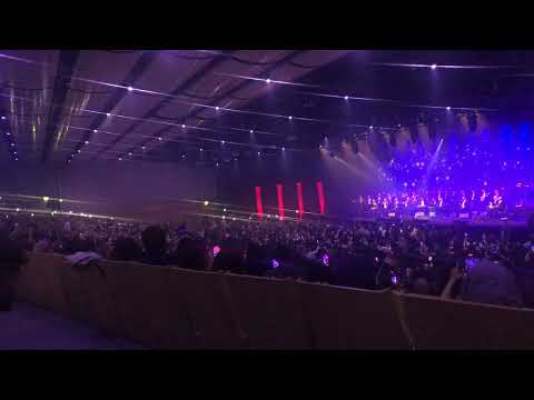 كاظم الساهر حفلة السويد ستوكهولم مدرسة الحب اداء اسطوري 