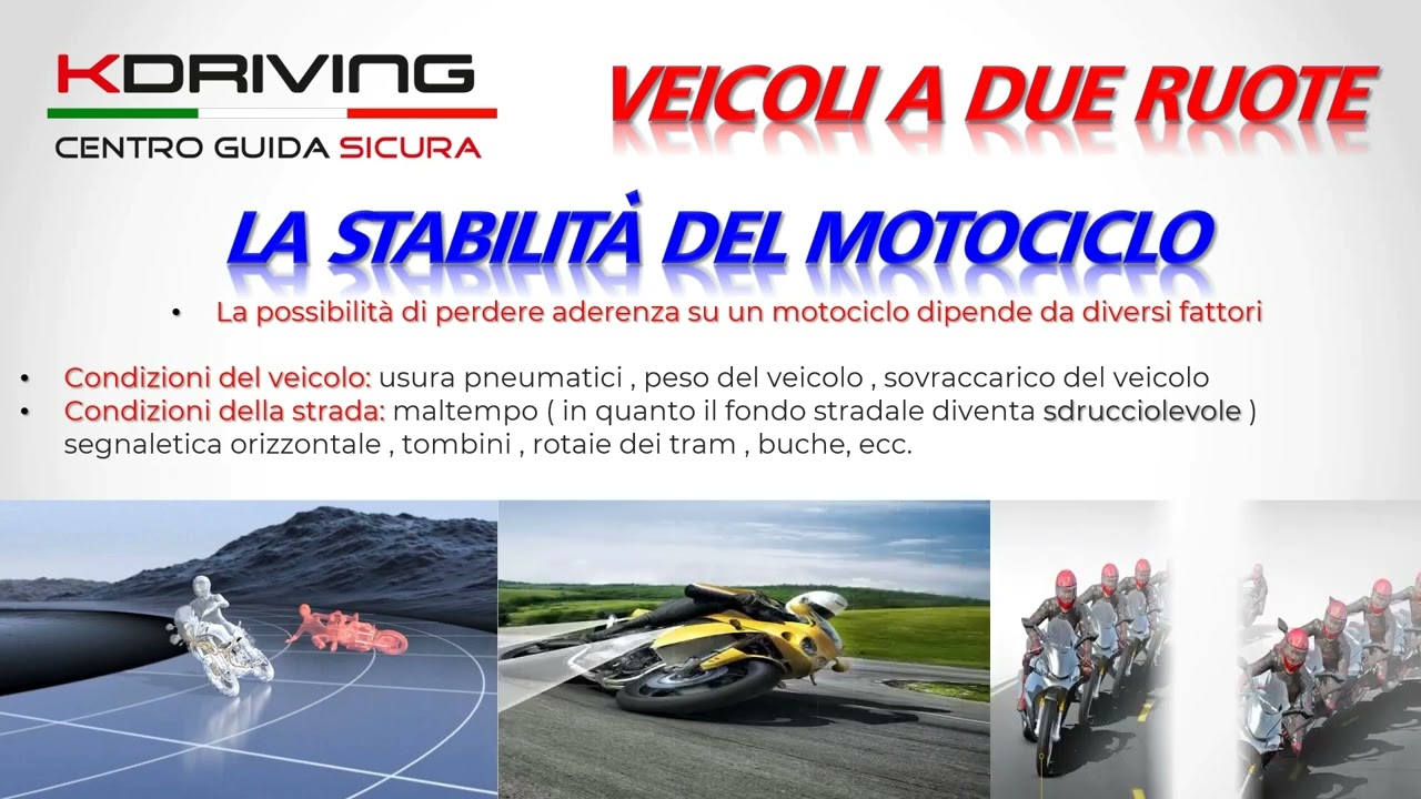 Corso Online Patente A - B | Lezione: Veicoli a Due Ruote | Corso patente B