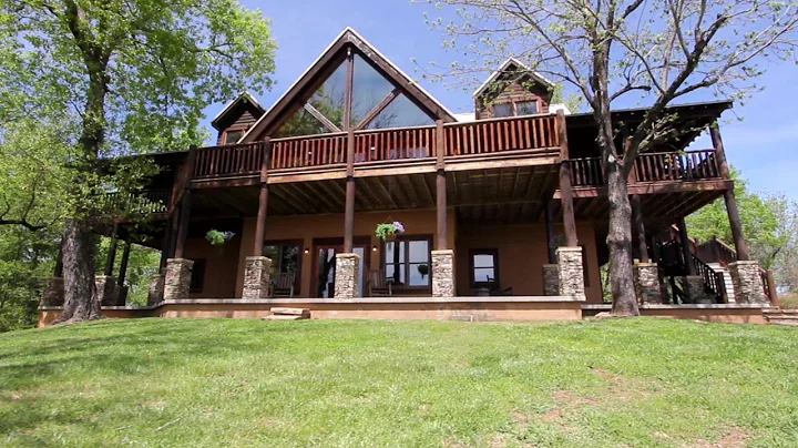 Luxurious Smoky Mtn log home w guest cabin at 260 ...